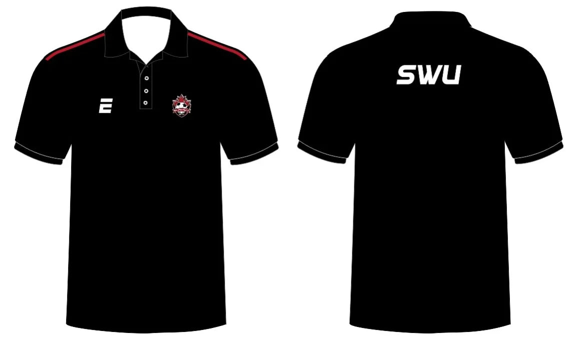 SWU BLACK POLO SHIRTS - MENS