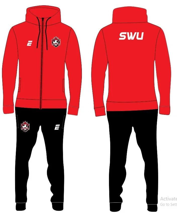 SWU Tracksuit - Black & Red